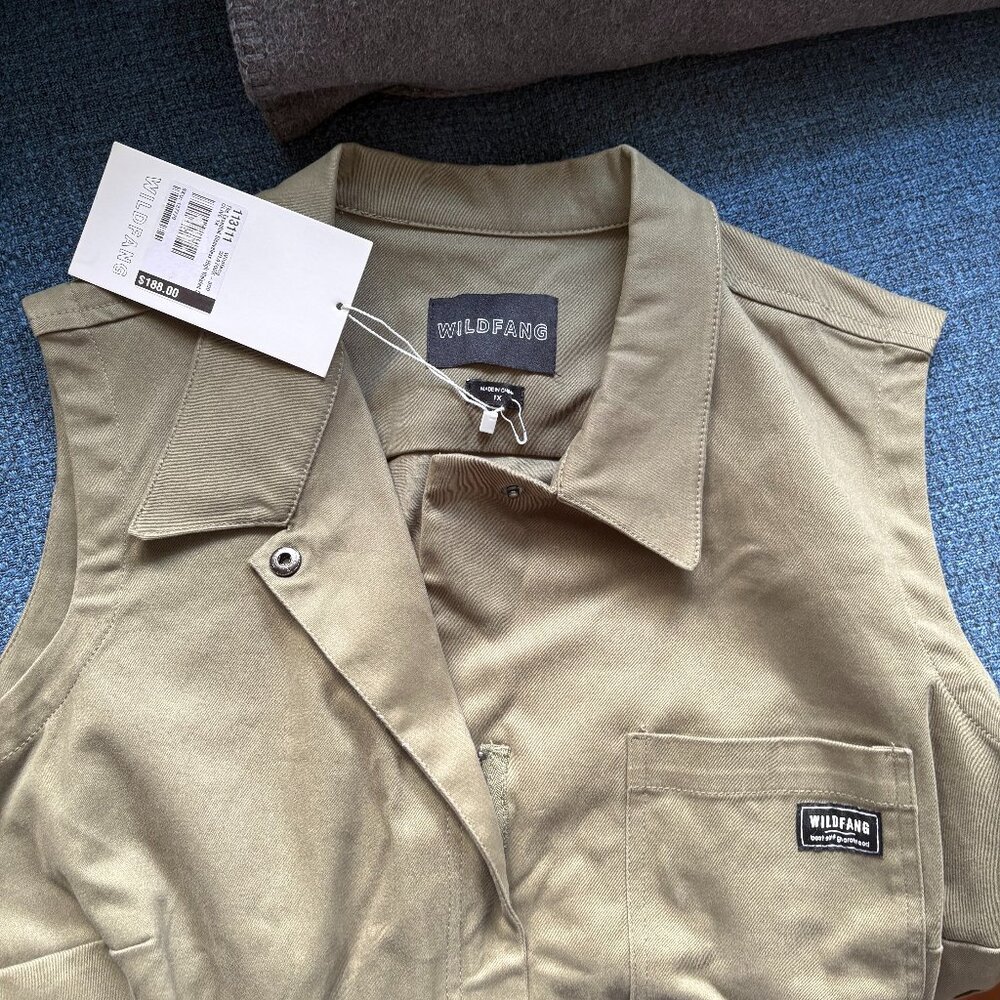 Wildfang Essential High Waisted Sleeveless Coverall 1x